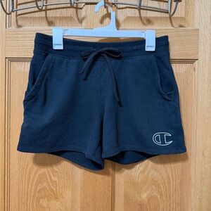 Champion Women's Black French Terry Sweat Shorts - size small
